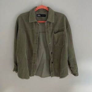 Zara corduroy shirt